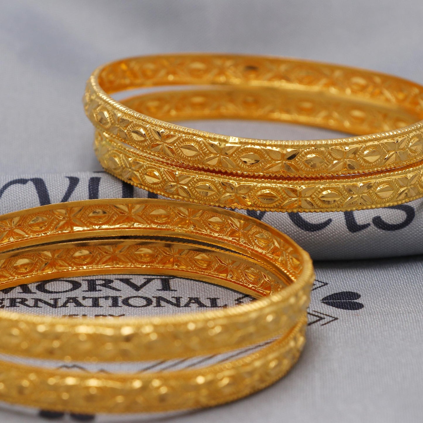 Pure 22k Gold Bangles  lightweight Indian Handmade vintage design, Traditional, Bangle Bracelet Wedding women Jewelry, inner wax