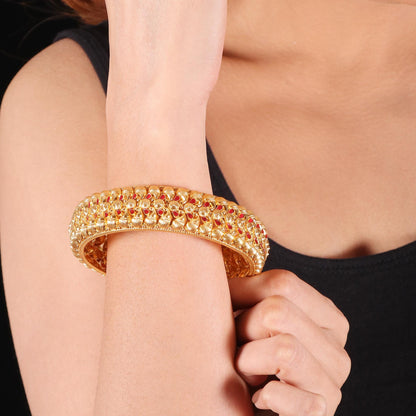 Solid Real 22k Gold Bangles Indian Handmade, Traditional Vintage ethnic Jewelry, Bangle Bracelet Wedding Jewelry, Single, K6704