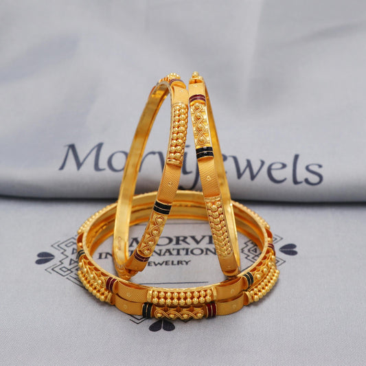 Daily wear 22k gold bangle bracelet