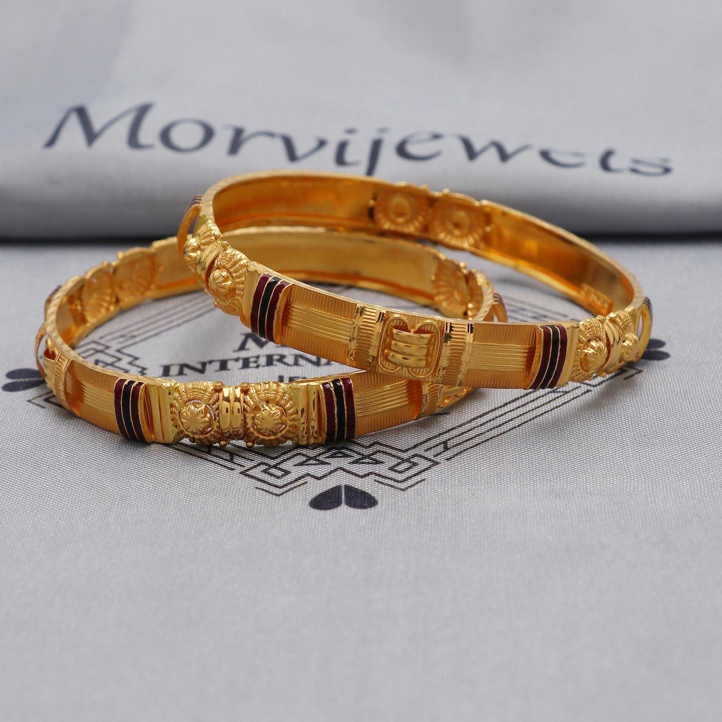 Pure 22k Gold Bangles Indian Handmade Asian vintage design, Traditional, Bangle Bracelet Wedding women Jewelry, Hallmark Gold Bracelet Women