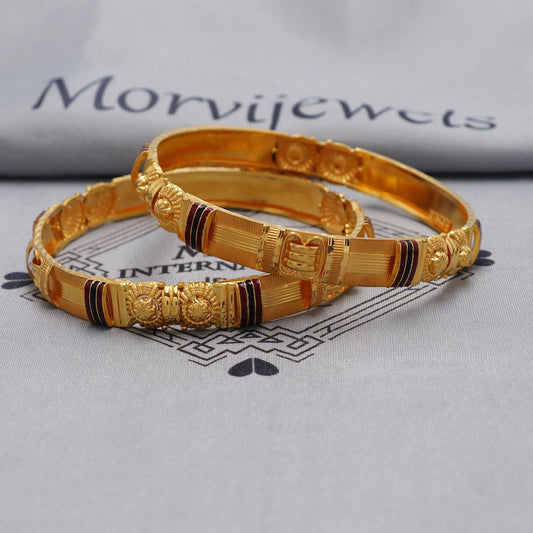 Pure 22k Gold Bangles Indian Handmade Asian vintage design, Traditional, Bangle Bracelet Wedding women Jewelry, Hallmark Gold Bracelet Women