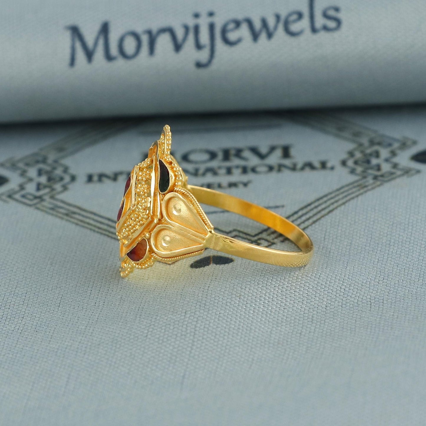 Handmade 22kt India Gold Jewelry, K6630