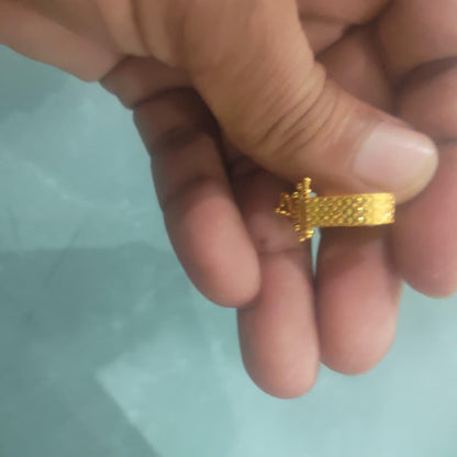 Custom Earrings 22k Yellow Gold Hoop Bali Earrings Handmade Yellow gold earrings for women, Valentine Day gift, v SHAPE indian pair earrings