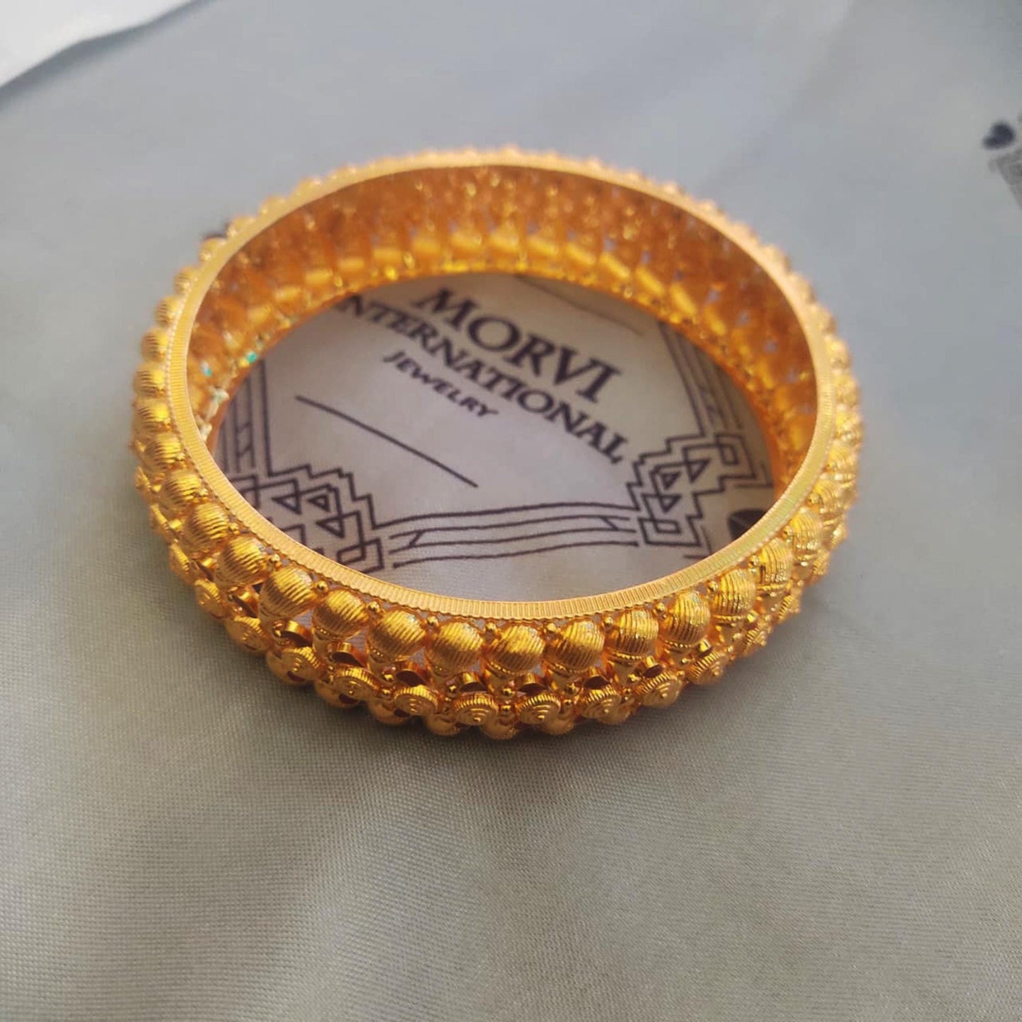 Solid Real 22k Gold Bangles Indian Handmade, Traditional Vintage ethnic Jewelry, Bangle Bracelet Wedding Jewelry, Single, K6704