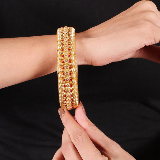 Solid Real 22k Gold Bangles Indian Handmade, Traditional Vintage ethnic Jewelry, Bangle Bracelet Wedding Jewelry, Single, K6704