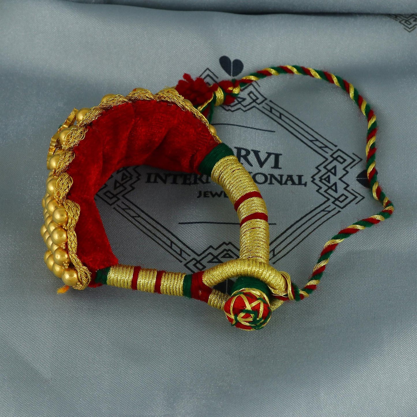 22k Gold Beads bracelet or arm band, 22k Gold Bracelet Pochi, Indian Gold Jewelry, Traditional Gold Rajasthani Wedding Jewelry Bracelet