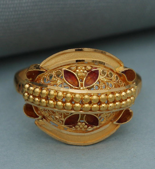 Women 22k Gold Ring Jewelry