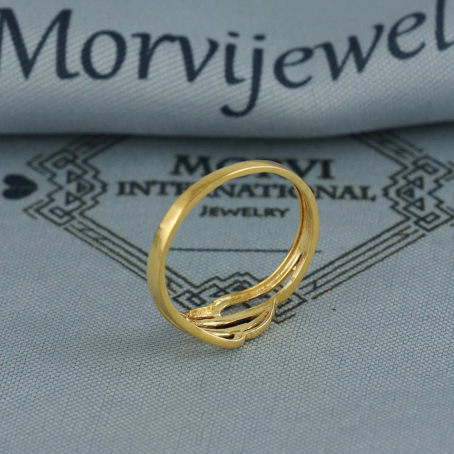 22k Solid Gold Women Ring, K6811