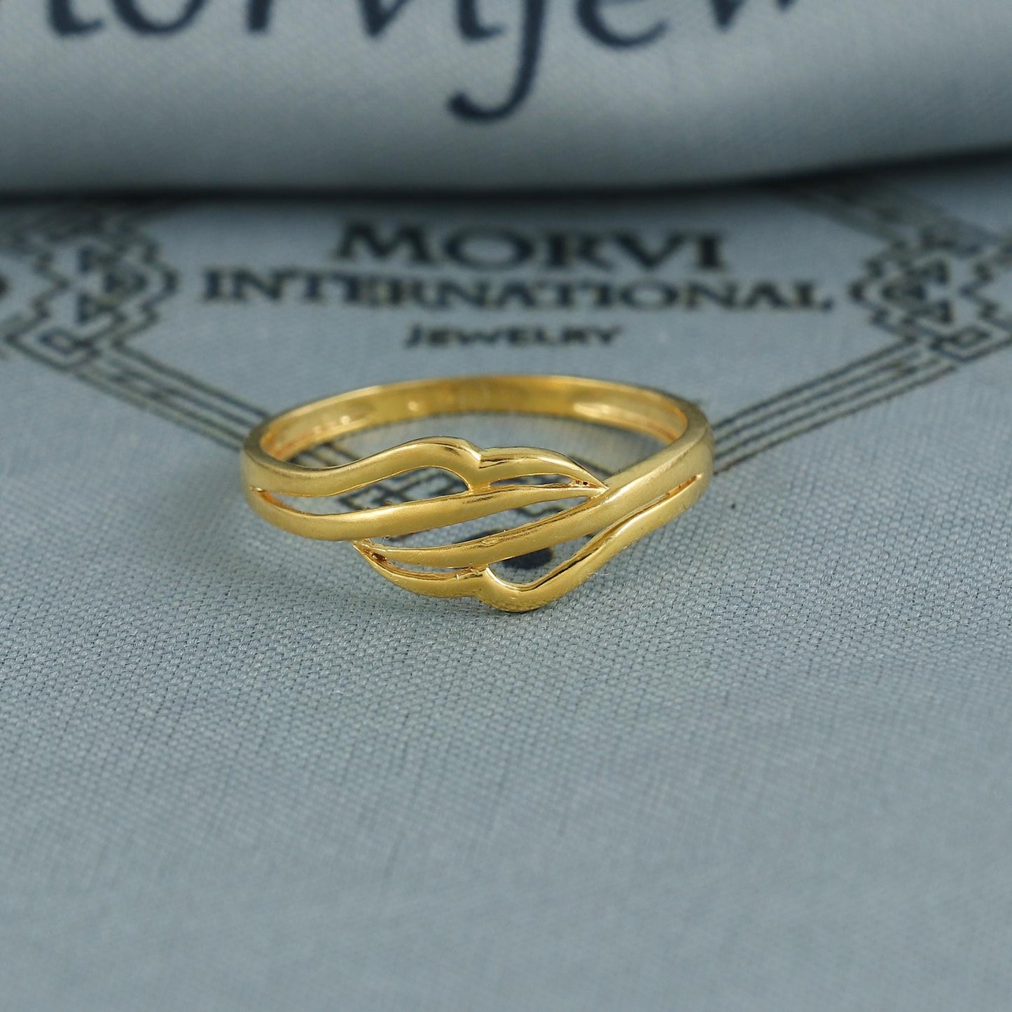 22k Solid Gold Women Ring, K6811