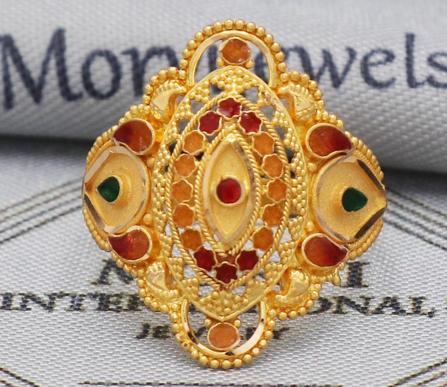 Ring for women, 22kt Solid Gold Ring, 22k gold jewelry