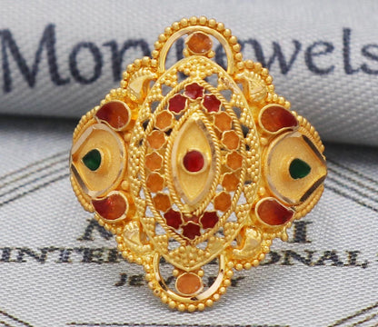 Ring for women, 22kt Solid Gold Ring, 22k gold jewelry