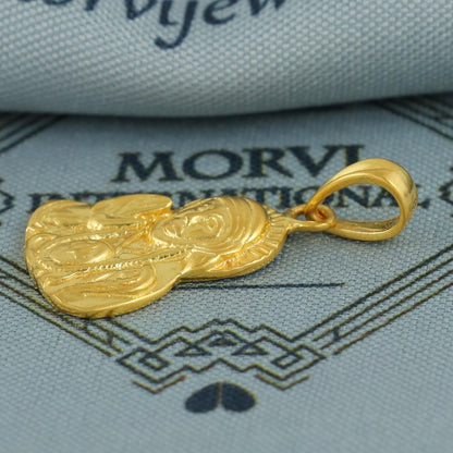 Lord Sai Baba - 22k Yellow Gold Locket Pendant Jewelry, Indian God Locket, Handmade Jewelry For Good Health and wealth, K6832