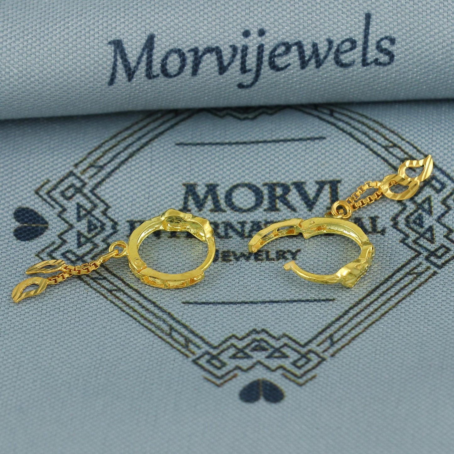 20k Yellow Gold Hoop Bali Earrings , Handmade Yellow gold earrings for women, Small Tiny Hoops, dainty indian gold earrings for teens, K6865