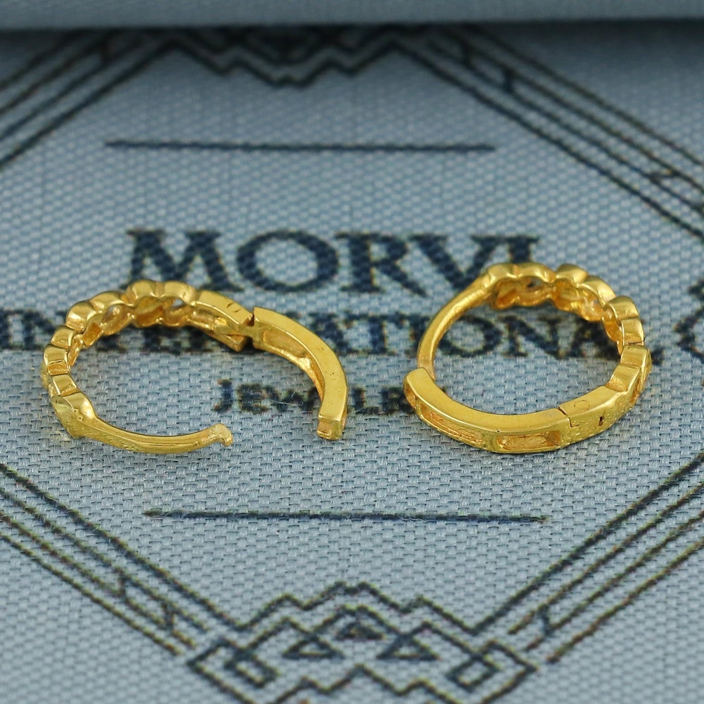 18k Yellow Gold Hoop Bali Earrings Cartilage , Handmade gold earrings for women Small Tiny Hoops, dainty gold earrings for teens, K6882