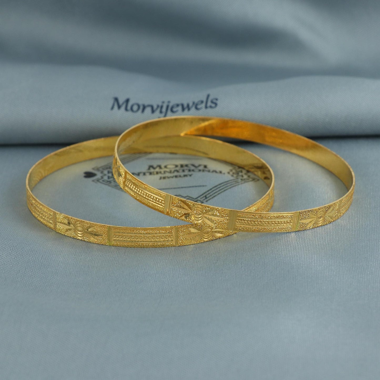 Pure 22k Gold Bangles Indian Handmade vintage Hand Carved design, Traditional Rajasthan India, Bangle Bracelet Wedding women Jewelry,