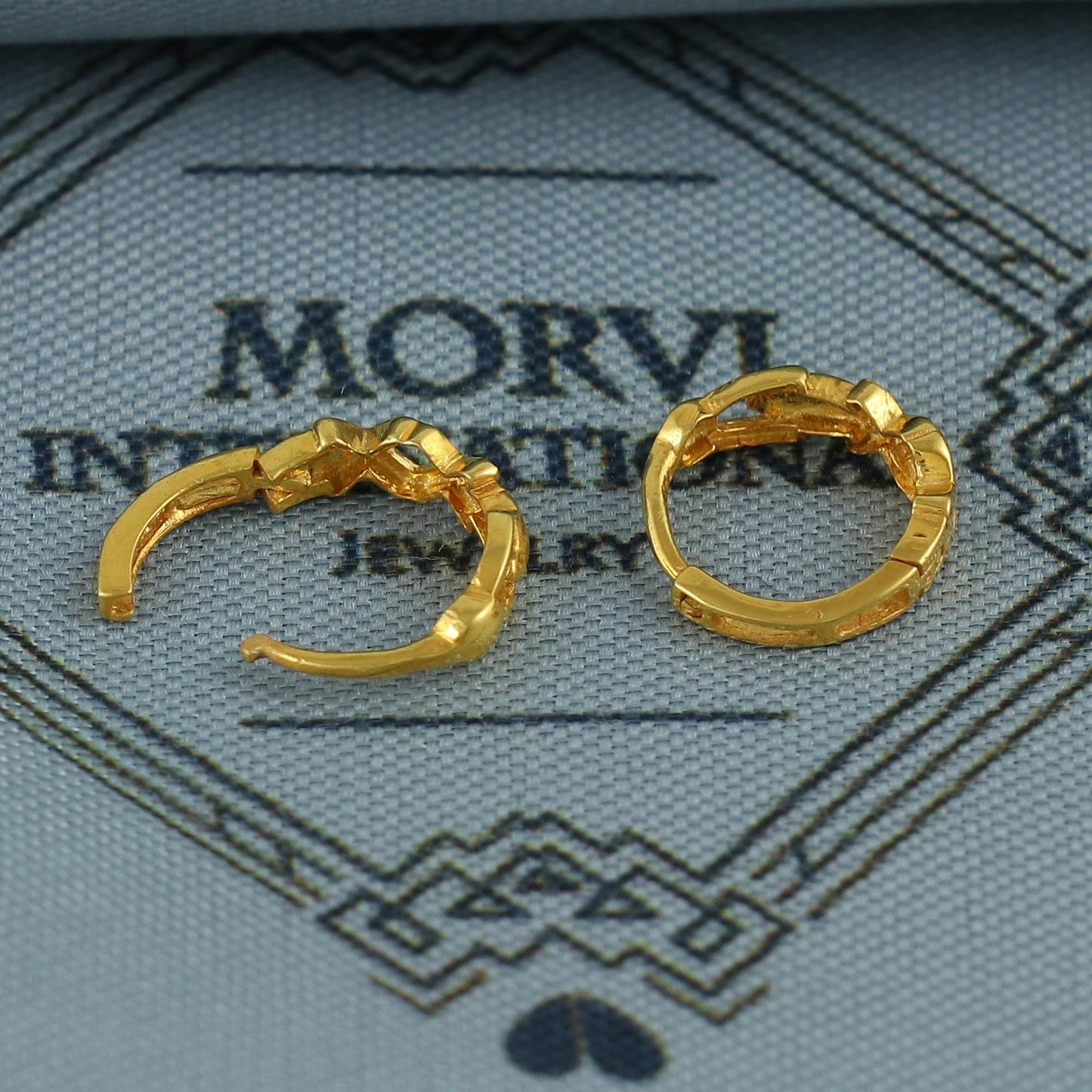 18k Yellow Gold Hoop Bali Earrings Cartilage , Handmade gold earrings for women Small Tiny Hoops, dainty gold earrings for teens, K6880