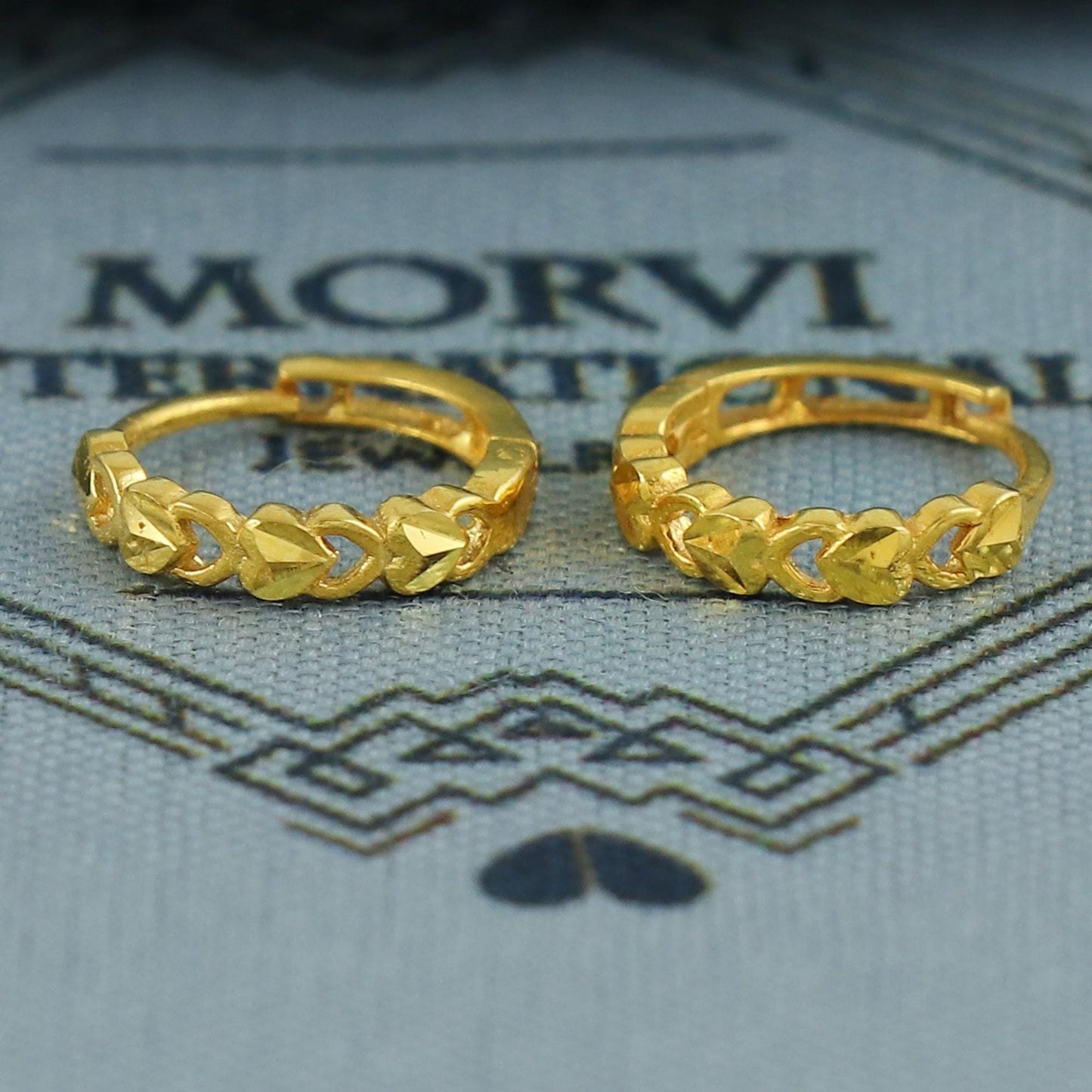 18k Yellow Gold Hoop Bali Earrings Cartilage , Handmade gold earrings for women Small Tiny Hoops, dainty gold earrings for teens, K6882