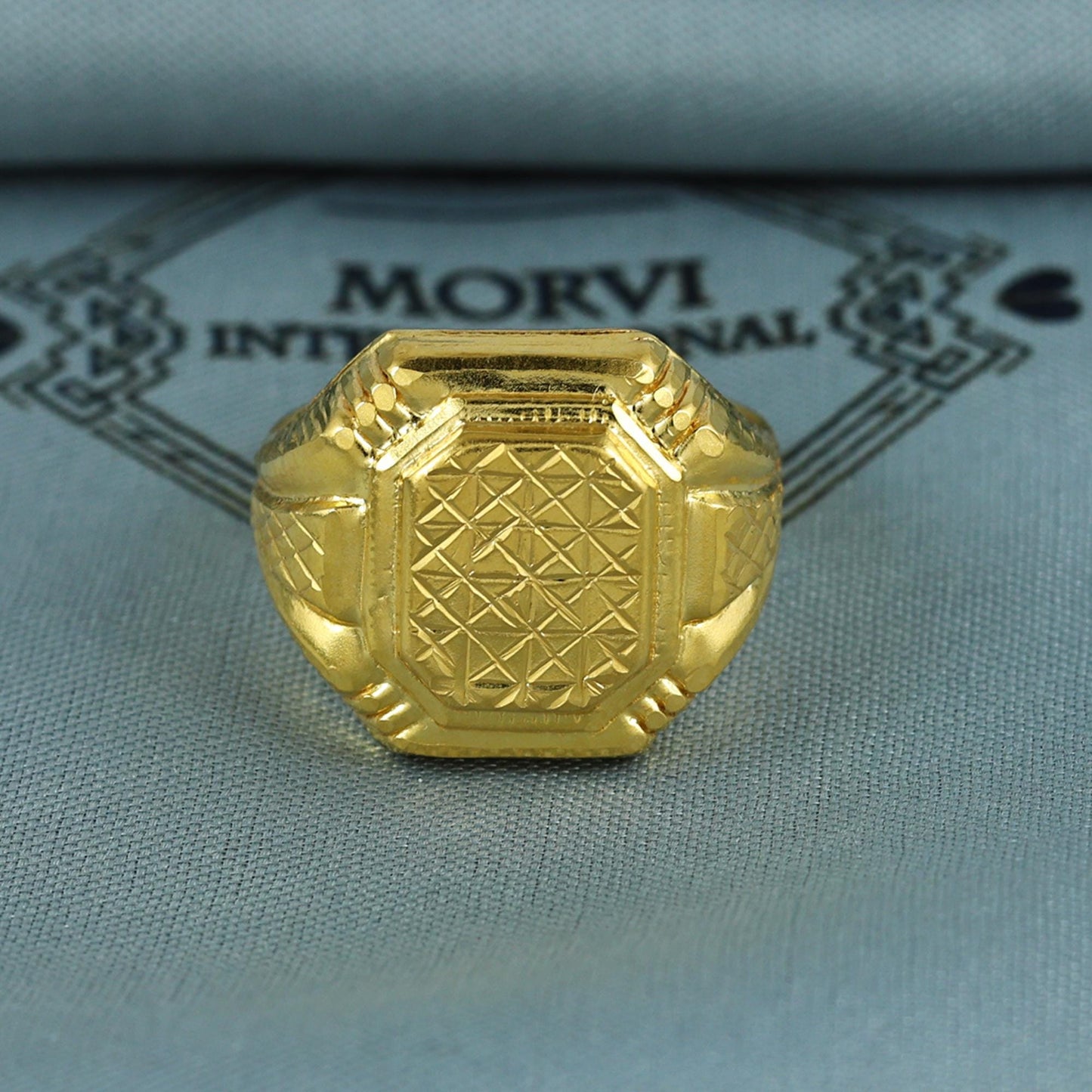 Solid 20k Yellow Gold Ring Size 6 7 8 and All Size, 20k Gold Handmade Ring, Indian Gold Ring, K6979