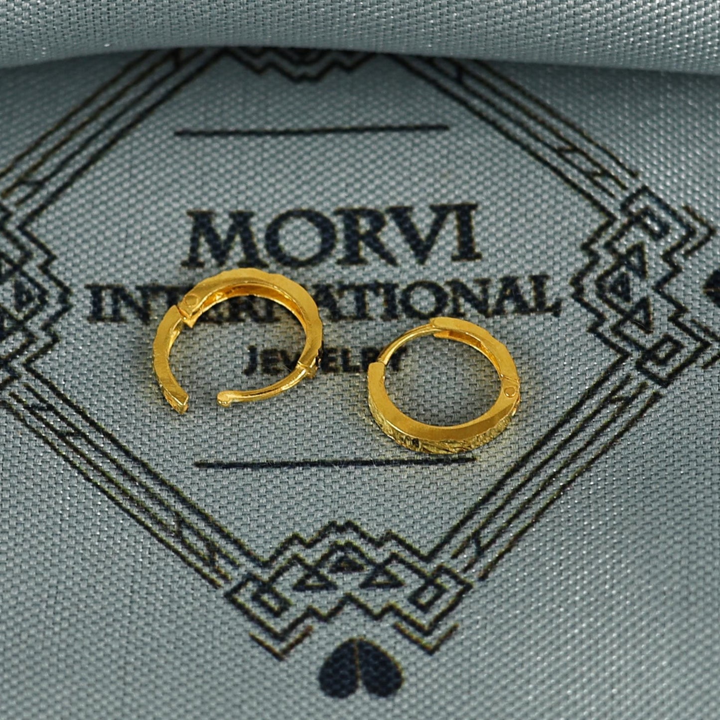 18k Gold Hoop Bali Earrings , Handmade Yellow gold earrings for women, Small Tiny Hoops, dainty indian gold earrings for teens, K6988